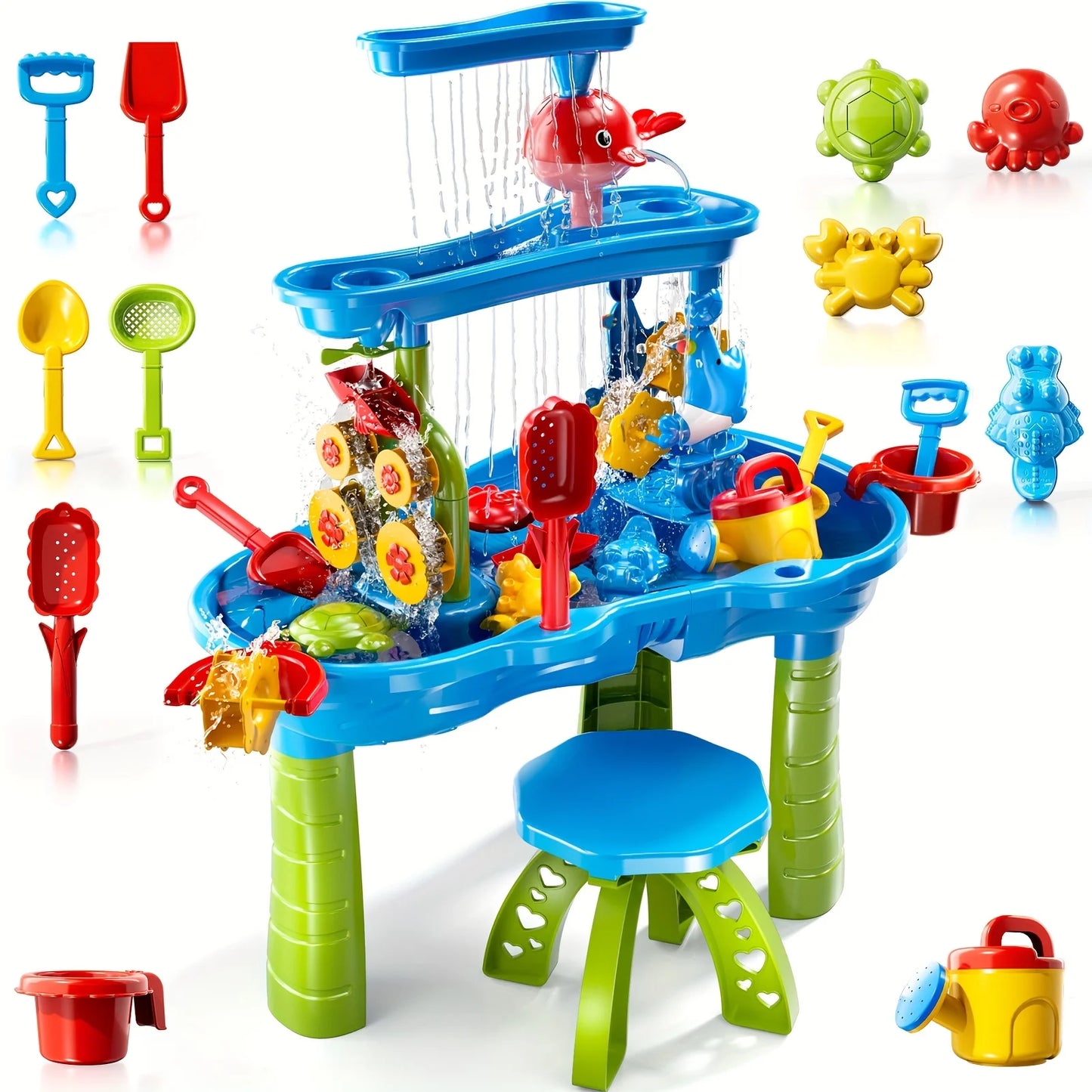 Temih Children's Water Table Set Outdoor Play Toy