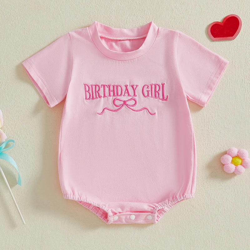Adorable Baby Girls Rompers with Cute Bow Detailing