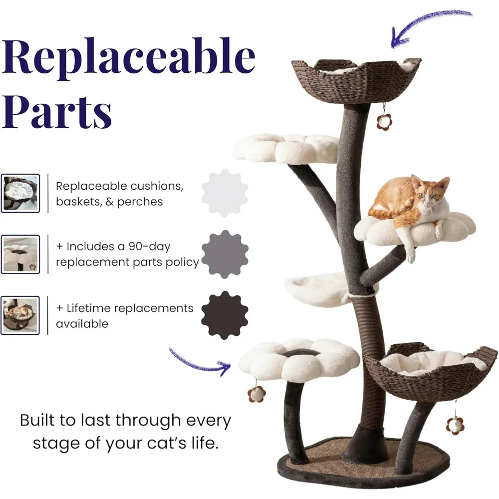 RBXC Catry Blossom 6-Level Flower Cat Tree
