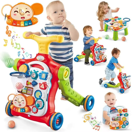 VATOS Baby Walker 5 in 1 Sit-to-Stand Scooter for Kids