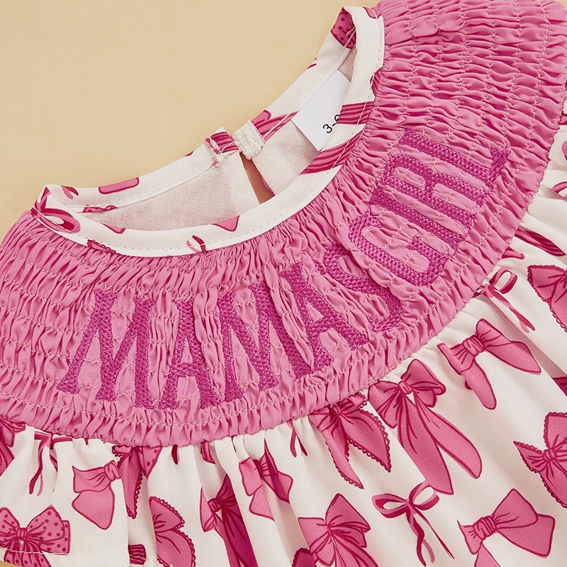 Adorable Baby Girls Rompers with Cute Bow Detailing