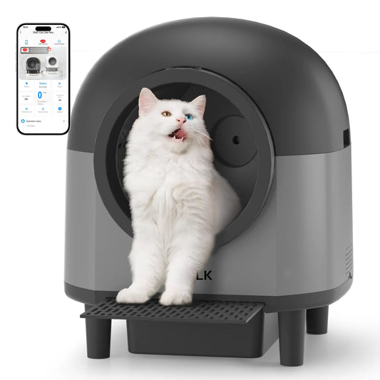 Automatic Cat Litter Box Self Cleaning with App Control