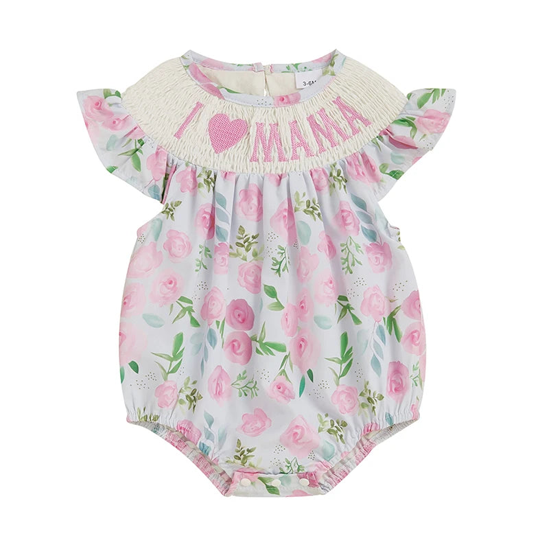 Adorable Baby Girls Rompers with Cute Bow Detailing