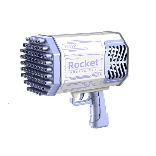 Bubble Gun Kids Toys Rocket 69 Holes Soap Bubbles Machine