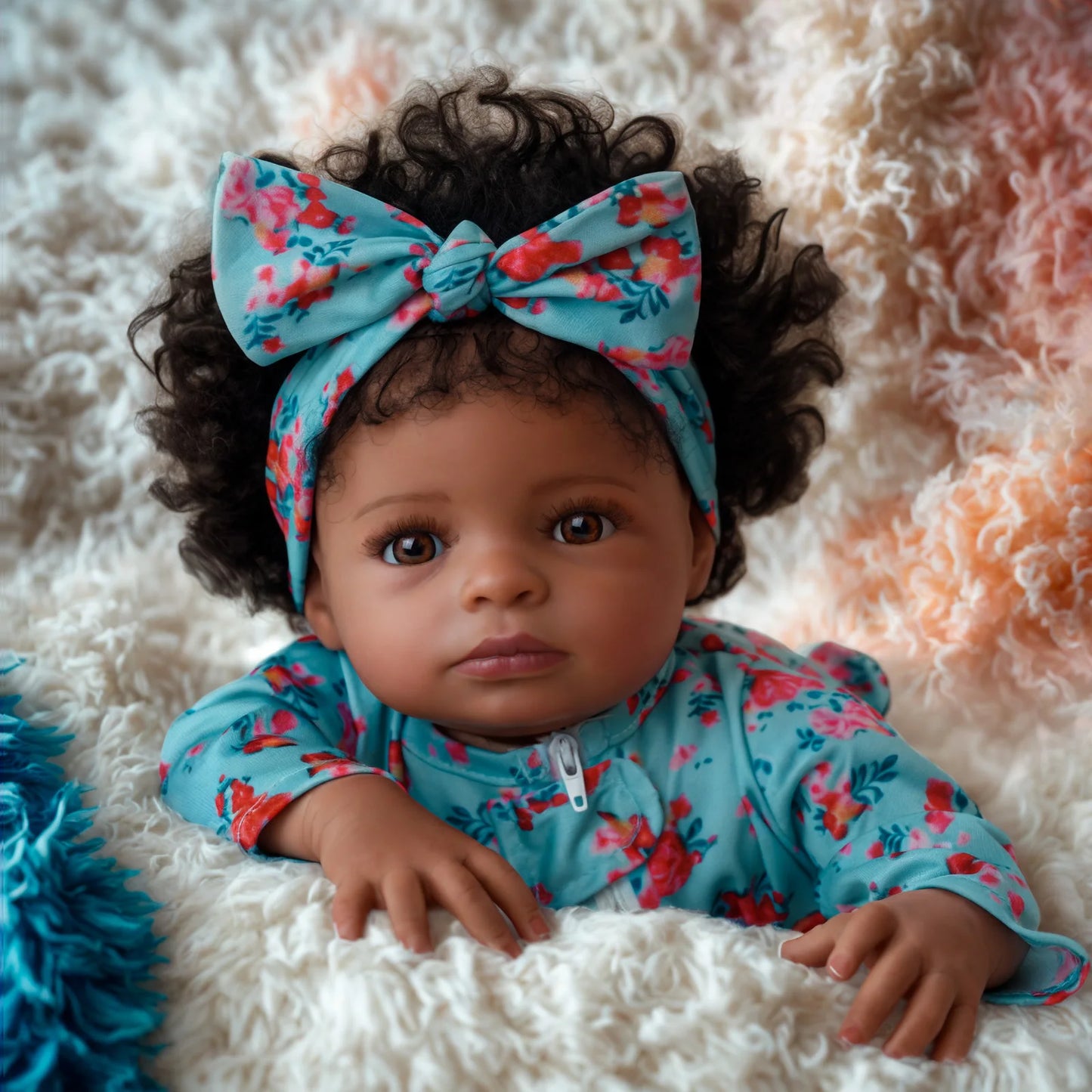 Reborn Baby Dolls 20 Inch African American Black Newborn Dolls