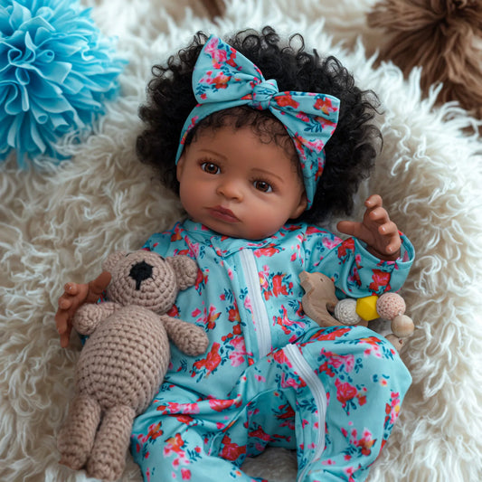 Reborn Baby Dolls 20 Inch African American Black Newborn Dolls