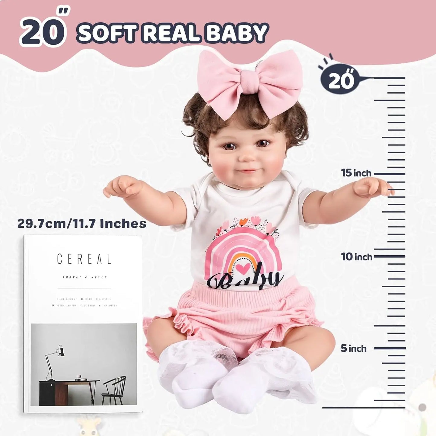 Reborn Baby Dolls Girl 20 Inches Realistic Baby Dolls