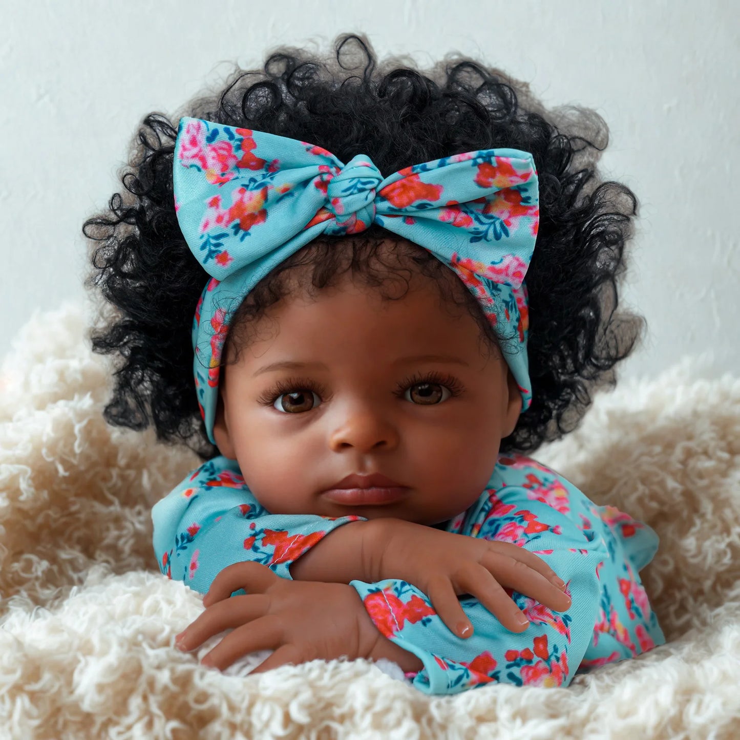 Reborn Baby Dolls 20 Inch African American Black Newborn Dolls