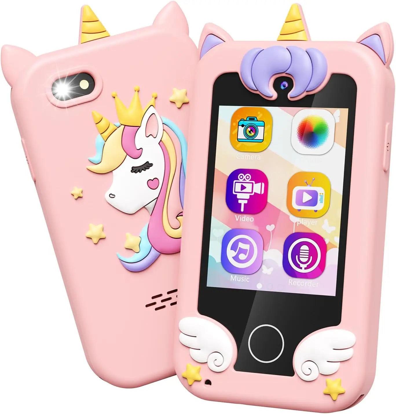 Kids Phone Toys for Girls Age 3-8 with MP3 Music Player