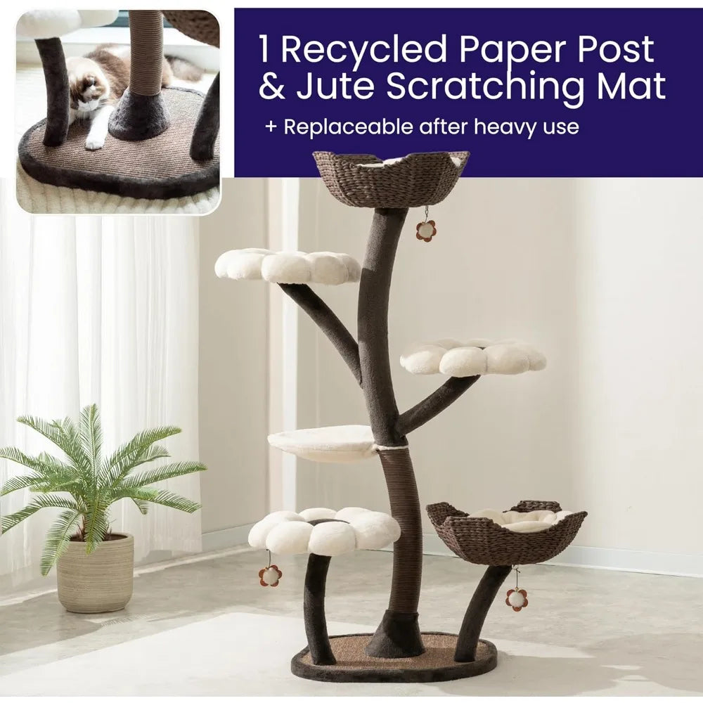 RBXC Catry Blossom 6-Level Flower Cat Tree