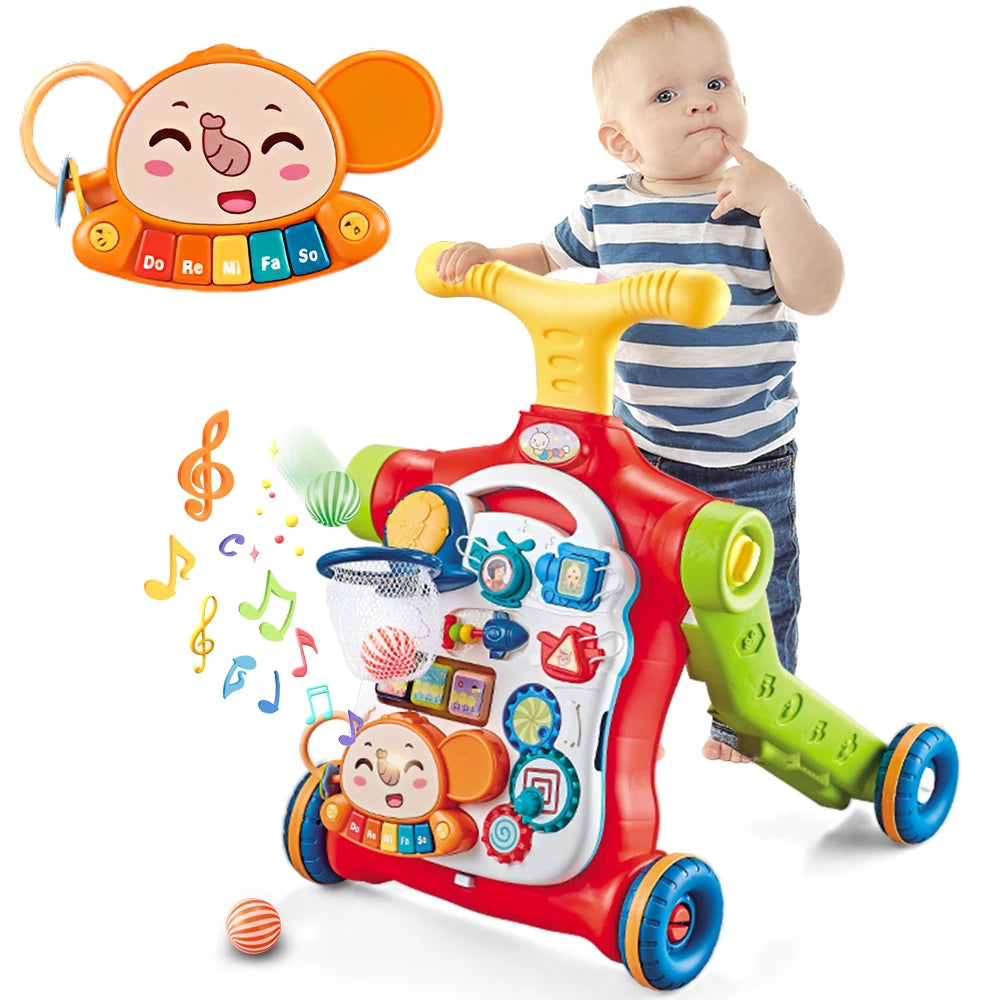 VATOS Baby Walker 5 in 1 Sit-to-Stand Scooter for Kids